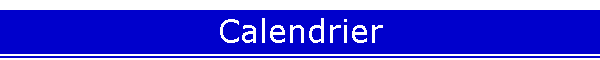 Calendrier